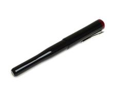 Load image into Gallery viewer, Franklin-Christoph Model 02 Intrinsic Fountain Pen in Black &amp; Sweet Maroon, shown on a white background.