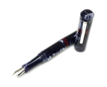 Load image into Gallery viewer, Franklin-Christoph Model 19 Smoke &amp; Cinnamaroon fountain pen with cap off, shown on a white background.
