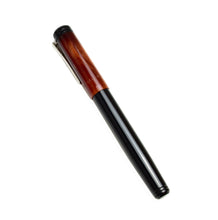 Load image into Gallery viewer, Franklin-Christoph Model 20 Copper Rising Rollerball pen with silver clip, shown on a white background.