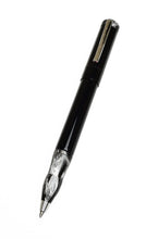 Load image into Gallery viewer, Franklin-Christoph Model 20 Black rollerball with dark emulsion, shown on white; uses the 888 refill.