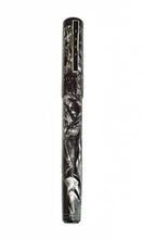 Load image into Gallery viewer, The Franklin-Christoph Model 20 Dark Room Emulsion black rollerball with gold clip, shown on a white background.