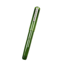 Load image into Gallery viewer, The Franklin-Christoph Model 31 Omnis Fountain Pen in jade with a silver clip is shown on a white background.