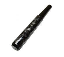 Load image into Gallery viewer, Franklin-Christoph 40M SCF Art Silver-Blue Fountain Pen capped, angled on white, featuring a silver-blue marbled design.