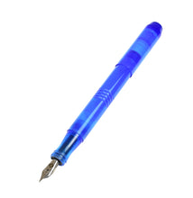 Load image into Gallery viewer, The Franklin-Christoph Model 45 Cor Maya Kyanite fountain pen with silver nib is shown on a white background.