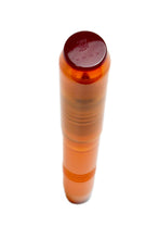 Load image into Gallery viewer, Franklin-Christoph Model 46 Cor FP: Amber Orange &amp; Maroon acrylic pen cap with ridges, fits Model 46 fountain pen.
