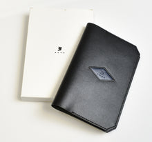 Load image into Gallery viewer, Franklin-Christoph PPS24 Limited Production Leather notebook cover—black indigo napa, diamond detail, show-ready.