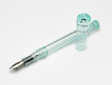 Load image into Gallery viewer, Franklin-Christoph Model 50 Grandis in Antique Glass acrylic, uncapped and transparent on a white background.
