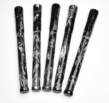Load image into Gallery viewer, Five Franklin-Christoph Model 50 Grandis Dark Room Emulsion pens are arranged vertically on a white background.