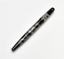 Load image into Gallery viewer, Franklin-Christoph Model 66 Diamondback Dragon LE FP: silver accents &amp; ornate band on a white barrel. Limited Edition.