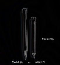 Load image into Gallery viewer, Franklin-Christoph Model 91 Graphis Mechanical Pencil in black, shown on a black background.