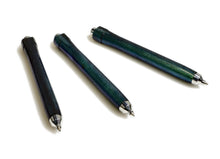Load image into Gallery viewer, A Franklin-Christoph Model 91 Graphis pencil in Andromeda Colorshift is diagonally placed on a white background.