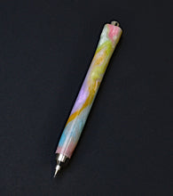 Load image into Gallery viewer, The Franklin-Christoph Model 91 Graphis Opal SE is a pastel-swirled resin mechanical pencil with a black base.