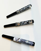 Load image into Gallery viewer, Three 40M A. A. Vacharat Autumn Fox pens by Franklin-Christoph evoke the artistry of the San Francisco Pen Show.