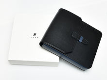 Load image into Gallery viewer, Franklin-Christoph PPS24 Limited Production Leather wallet with strap on box, ready for the Philadelphia Pen Show.