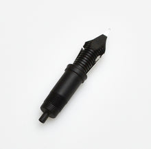 Load image into Gallery viewer, Franklin-Christoph HPSteel S.I.G. FLEX nib unit with ebonite feed, #6 size, shown diagonally on white.