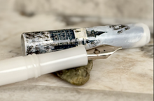 Load image into Gallery viewer, Franklin-Christoph 40M A.A. Vacharat - Winter Castle on Snow: snowy castle cap, snow acrylic, resting on a stone.