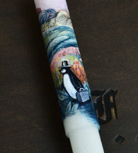 Load image into Gallery viewer, Franklin-Christoph’s 40 M - A.A. Vacharat - Traveling Penguin: a pen-inspired candle with a penguin and suitcase.
