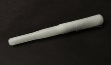 Load image into Gallery viewer, A Franklin-Christoph Model 02 Intrinsic Ghost fountain pen with matte finish rests on a dark surface, viewed from above.