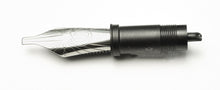 Load image into Gallery viewer, A close-up of Franklin-Christoph #6 Nib Units in black and silver, isolated on a white background.