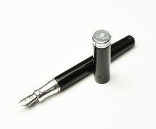 Load image into Gallery viewer, Franklin-Christoph Model 20 Marietta FP in Classic Black &amp; Aluminum with silver accents, shown diagonally on white.
