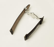 Load image into Gallery viewer, 20mm Italian leather deployant clasp watch band by Franklin-Christoph