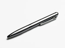 Load image into Gallery viewer, A Franklin-Christoph Model 28 Shortstock Ballpoint – Diamondline with a clip rests on a white surface.