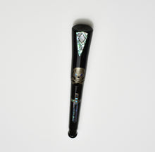 Load image into Gallery viewer, Franklin-Christoph Model 50 Outer Banks LE: black pen, iridescent inlay, metal skull; shipwreck-inspired.