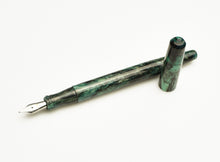 Load image into Gallery viewer, Franklin-Christoph Model 65 Stabilis FP - Spanish Moss SE shown uncapped on a white background.