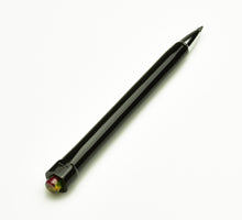 Load image into Gallery viewer, Franklin-Christoph Model 90 Artium Pencil – Black Cathedral: acrylic body, 3.15mm lead, chrome tip, marble eraser.