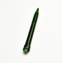 Load image into Gallery viewer, The Franklin-Christoph Model 90 Artium Pencil - Emerald and Gemstone SE on a white background.