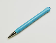 Load image into Gallery viewer, Franklin-Christoph Model 90 Artium Pencil in Sky Blue &amp; Orchid Blue SE, 3.15mm lead, metallic tip, on white background.