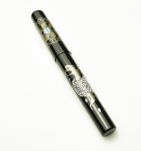 Load image into Gallery viewer, Franklin-Christoph Model 03M “Birth of a Dragon” LE FP: black urushi, dragon &amp; cloud maki-e, stunning artistry.