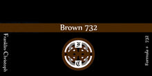 Load image into Gallery viewer, A brown banner with Franklin-Christoph Bottled Ink above a circular logo; product name on the sides.