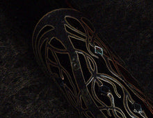 Load image into Gallery viewer, Close-up of Franklin-Christoph Model 40 Panther Diamondtree LE FP with glowing abstract lines and metallic accents.