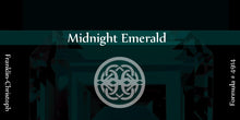 Load image into Gallery viewer, Franklin-Christoph Bottled Ink in Midnight Emerald, a rich emerald green fountain pen ink in glass bottle.