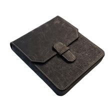 Load image into Gallery viewer, Franklin-Christoph New Penvelope 6 NWF: black vegan flap case with stitching, perfect for pens.