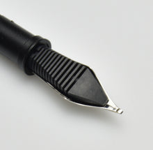 Load image into Gallery viewer, Close-up of the Franklin-Christoph 14K BB S.I.G. #6 Nib, showing SIG grind grooves and detailed tip on white.