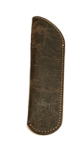 Load image into Gallery viewer, Franklin-Christoph Single Pen Sleeve - NWF Brown leather with visible stitching, shown on a white background.