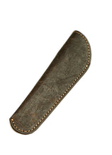 Load image into Gallery viewer, Franklin-Christoph Single Pen Sleeve - NWF Brown: dark brown leather with visible stitching, ideal for pocket carry.