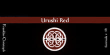 Load image into Gallery viewer, Franklin-Christoph Bottled Ink: striking in glass bottles—Urushi Red on black, plus a white emblem for bold style.