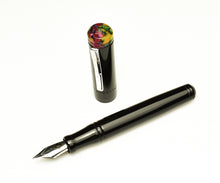 Load image into Gallery viewer, pocket 20 Black and Cathedral fountain Pen open