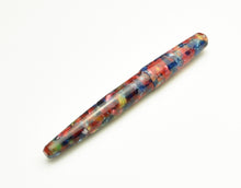 Load image into Gallery viewer, A closed Franklin-Christoph Pocket 66 Fountain Pen - Kaleidoscope SE rests on a plain white background.